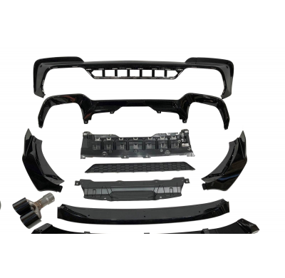 Kit De Carrocería BMW X3 G01 2018-2021 Look M Performance Brillante Negro Plástico ABS