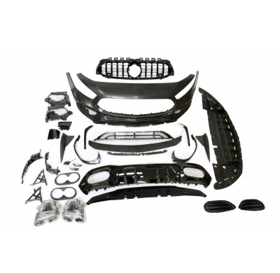 Kit De Carrocería Mercedes W177 Look A45 Plástico ABS