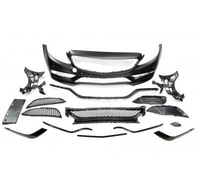 Kit De Carrocería Mercedes W205 2014-2018 4P Look AMG C63 Plástico ABS