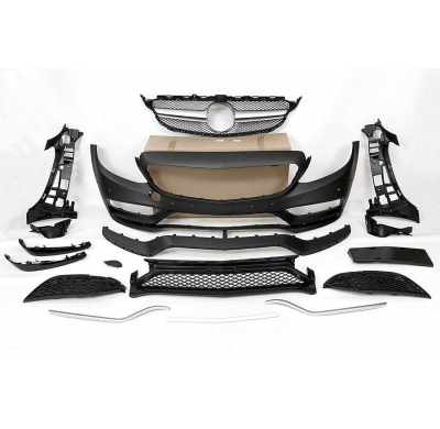 Kit De Carrocería Mercedes W205 2014-2018 Coupe Look C63 Plástico ABS