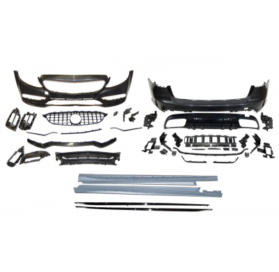 Kit De Carrocería Mercedes W205 SW 2014-2021 Look C63 2019 Plástico ABS