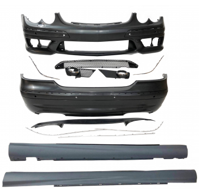 Kit De Carrocería Mercedes W209 Look CLK63 Plástico ABS