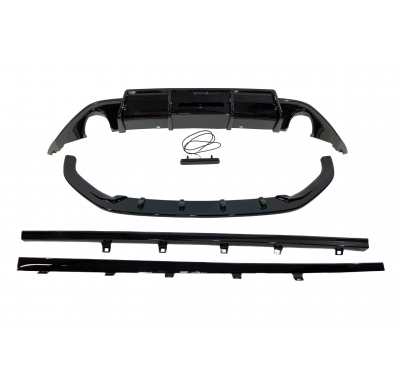 Kit De Carrocería Volkswagen Golf 7 Brillante Negro Plástico ABS