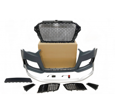 Paragolpes Delantero Audi A3 V8 13-15 Sportback Look RS3 Plástico ABS