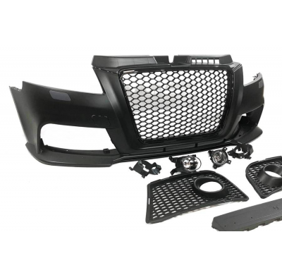 Paragolpes Delantero Audi A3 Y Sportback 09-12 Look RS3 ABS Antinieblas Plástico ABS