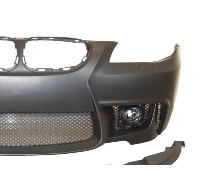 Paragolpes Delantero BMW E60 04-09 Look M1 Antinieblas Plástico ABS