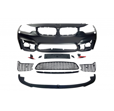 Paragolpes Delantero BMW F32 F33 F36 Look M4 Spoiler Plástico ABS