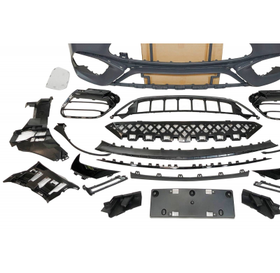 Paragolpes Delantero Mercedes W206 Look AMG C63 Plástico ABS