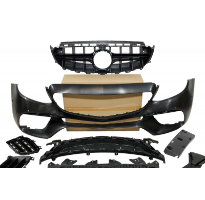 Paragolpes Delantero Mercedes W213 4p 2016-2019 / C238 look AMG E63 Plástico ABS