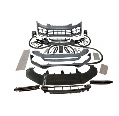 Paragolpes Delantero Porsche Cayenne 2011-2014 Look 2020 Turbo Spoiler Plástico ABS