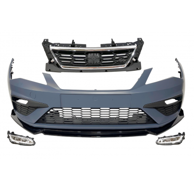 Paragolpes Delantero Seat Leon F5 2013-2019 Look FR Spoiler Plástico ABS