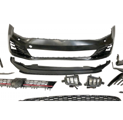 Paragolpes Delantero Volkswagen Golf 7 3/5P look GTI Plástico ABS