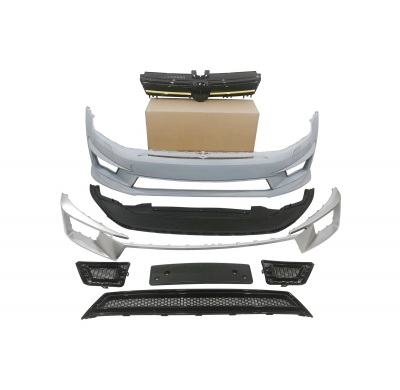 Paragolpes Delantero Volkswagen Golf 7 3/5P look R400 ABS Plástico ABS