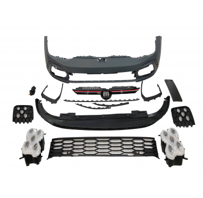 Paragolpes Delantero Volkswagen Golf 8 2019-2023 Look GTI Plástico ABS