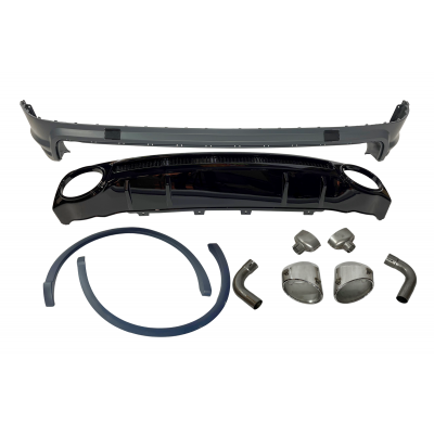 Paragolpes Trasero Audi Q5 2021+ Look RSQ5 Plástico ABS