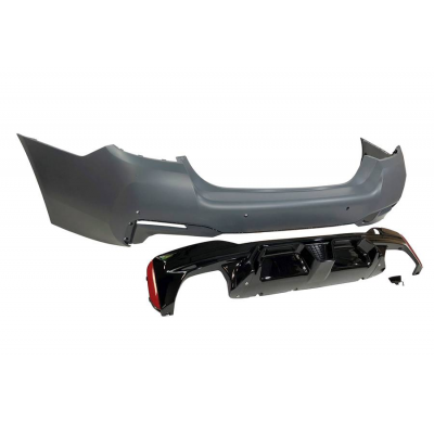Paragolpes Trasero BMW F10 Look G30 LCI Plástico ABS