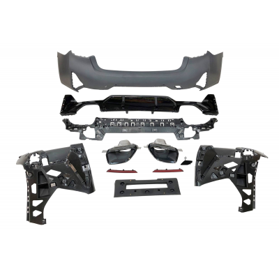 Paragolpes Trasero BMW G20 LCI Look M-tech Plástico ABS