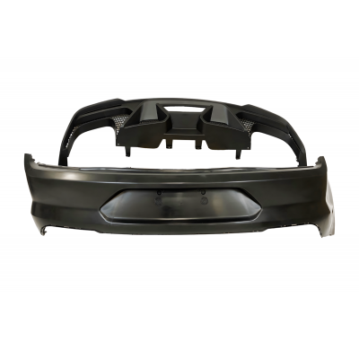 Paragolpes Trasero Ford Mustang 2015-2020 Look GT500 Plástico ABS
