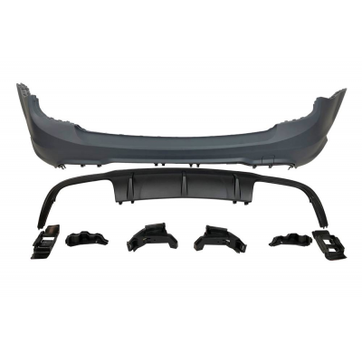 Paragolpes Trasero Mercedes W204 SW 07-13 look AMG C63 Plástico ABS