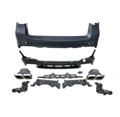 Paragolpes Trasero Mercedes X253 2015-2023 GLC Plástico ABS