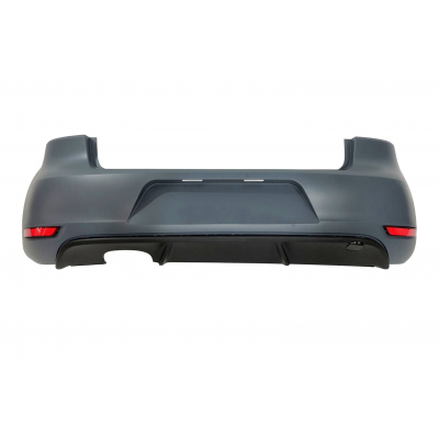 Paragolpes Trasero Volkswagen Golf 6 Look GTI 1 Salida ABS Plástico ABS