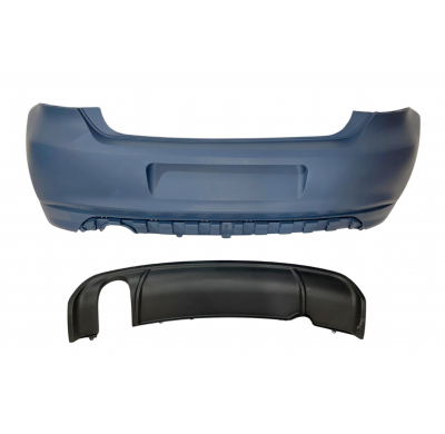 Paragolpes Trasero Volkswagen Polo 2009-2017 Look R Plástico ABS