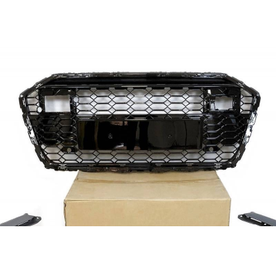 Parrilla AUDI A6 2020 C8 Look RS6 BLACK Plástico ABS