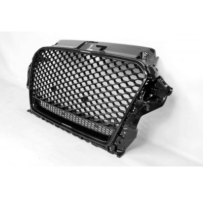 Parrilla Delantera Audi A3 V8 Look RS3 2013-2015 Mod 2 Plástico ABS