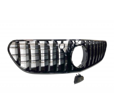 Parrilla Mercedes C217 S COUPE 2018-2020 Look GT Full Black Plástico ABS