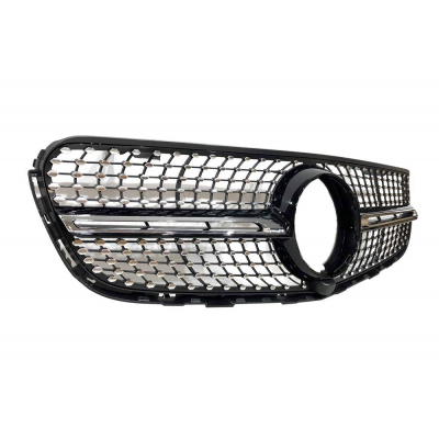 Parrilla Mercedes GLC X253 2015-2019 Look Diamond Plástico ABS