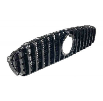 Parrilla Mercedes GLC X253 2020 Look GT Black Cámara Plástico ABS