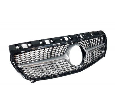 Parrilla Mercedes W176 2012-2015 Look Diamond Plástico ABS