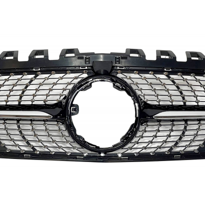 Parrilla Mercedes W177 / V177 Look A35 Diamond Cámara Plástico ABS