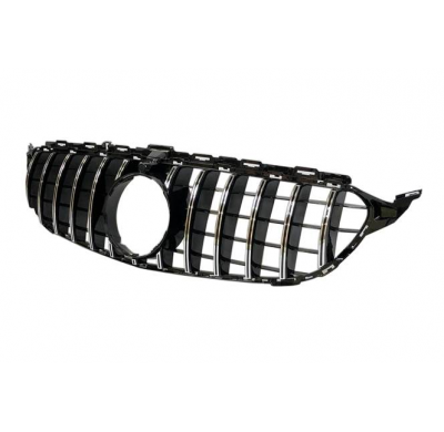 Parrilla Mercedes W205 2014-2018 Look GTR Cámara Plástico ABS