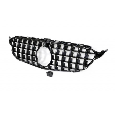 Parrilla Mercedes W205 2019 Look GT Cámara Plástico ABS