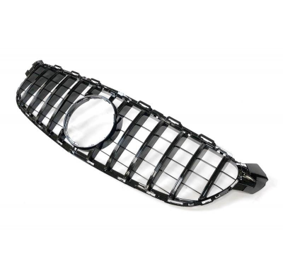 Parrilla Mercedes W205 C63 Look GT Negro Brillante Plástico ABS