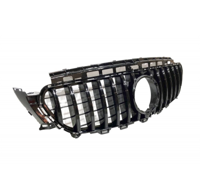 Parrilla Mercedes W213 / C238 Look GT Full Black Cámara Plástico ABS