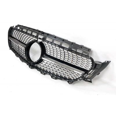 Parrilla Mercedes W213 / S213 / C238 Diamond Con Cámara Plástico ABS