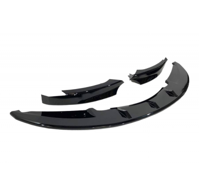 Spoiler Delantero BMW E82 / E88 Look M PERFORMANCE Brillante Negro Plástico ABS
