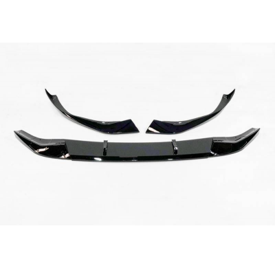 Spoiler Delantero BMW G30 LCI Look M Performance Brillante Negro Plástico ABS