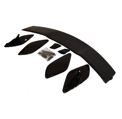 Alerón Mercedes W176 2012-2018 A45 Look AMG Negro brillante Plástico ABS