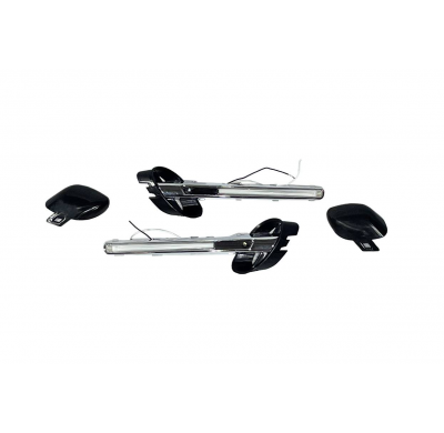Aletas BMW E92 / E93 Look M3 ´06-14  Black Led indicator Plástico ABS