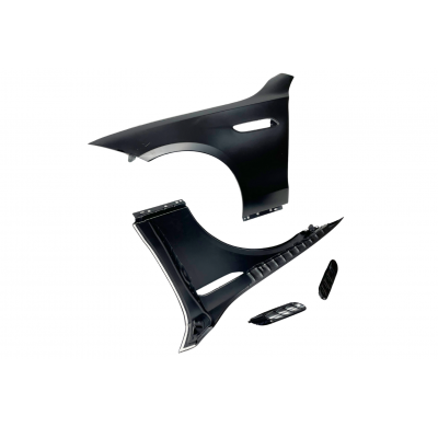 Aletas Mercedes W206 Sedan/SW/Coupe Look C63 Aluminio Metal