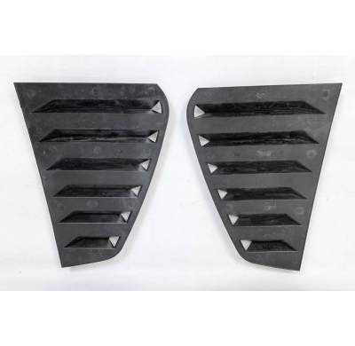 Cubre ventanillas Volkswagen Golf 7 / 7.5 5 Puertas Negro Brillante Plástico ABS