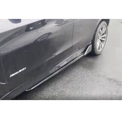 Difusor Taloneras BMW X5 F15 Look M-Performance Negro Brillante Plástico ABS