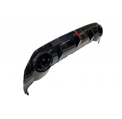 Difusor Trasero Audi A3 Sedan 2021+ SLine Look RS3 ABS Plástico ABS