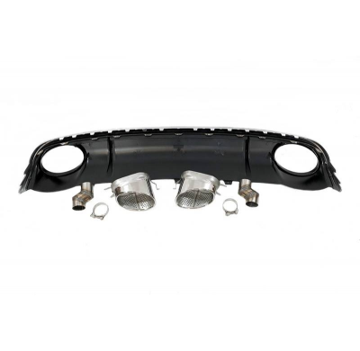 Difusor Trasero Audi A4 / A4 Avant B8 08-12 Look RS4 ABS Plástico ABS