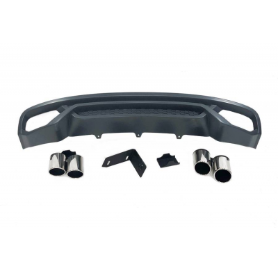 Difusor Trasero Audi A4 B8 4P / Avant 2013-2015 ABS Plástico ABS