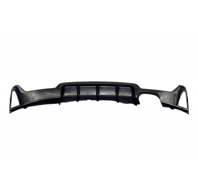 Difusor Trasero BMW F32 / F33 / F36 Look M Performance 1 Salida doble Plástico ABS