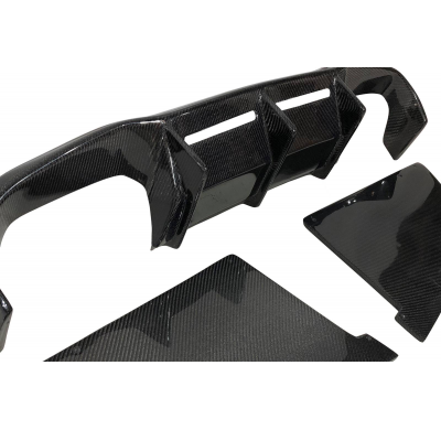 Difusor Trasero BMW F87 Look M2 Carbono Fibra de Carbono